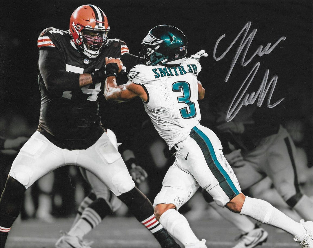 Dynasty Sports & Framing Autographed Football Photos Nolan Smith Blackout Action Philadelphia Eagles Autographed 16" x 20" Football Photo