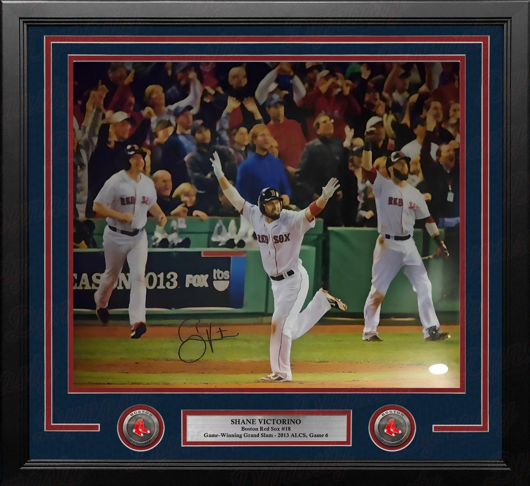 Dynasty Sports & Framing Autographed Framed Baseball Photos Shane Victorino 2013 ALCS Grand Slam Boston Red Sox Autographed 16" x 20" Framed Baseball Photo
