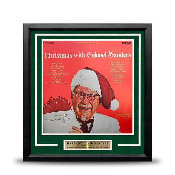 Dynasty Sports & Framing Autographed Framed Historical Photos Colonel Harland David Sanders Kentucky Fried Chicken Autographed Framed Album