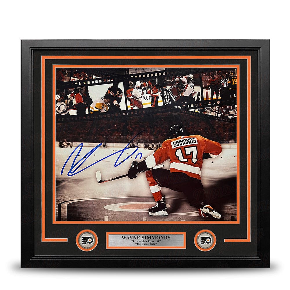 Dynasty Sports & Framing Autographed Framed Hockey Photos Wayne Simmonds Philadelphia Flyers Autographed 16" x 20" Framed Collage Hockey Photo