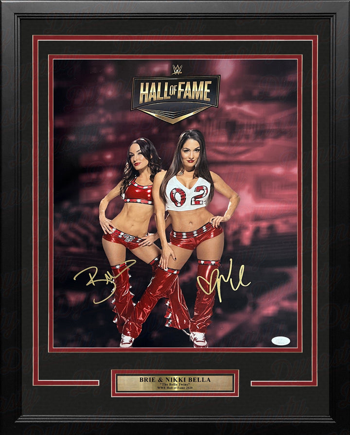 Dynasty Sports & Framing Autographed Framed Wrestling Photos 16x20 Framed Photo Brie & Nikki Bella Autographed Framed WWE Wrestling Bella Twins Collage Photo
