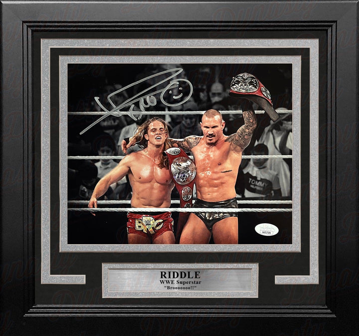 Dynasty Sports & Framing Autographed Framed Wrestling Photos 8x10 Framed Photo Riddle RK-Bro Autographed Framed WWE Wrestling Photo