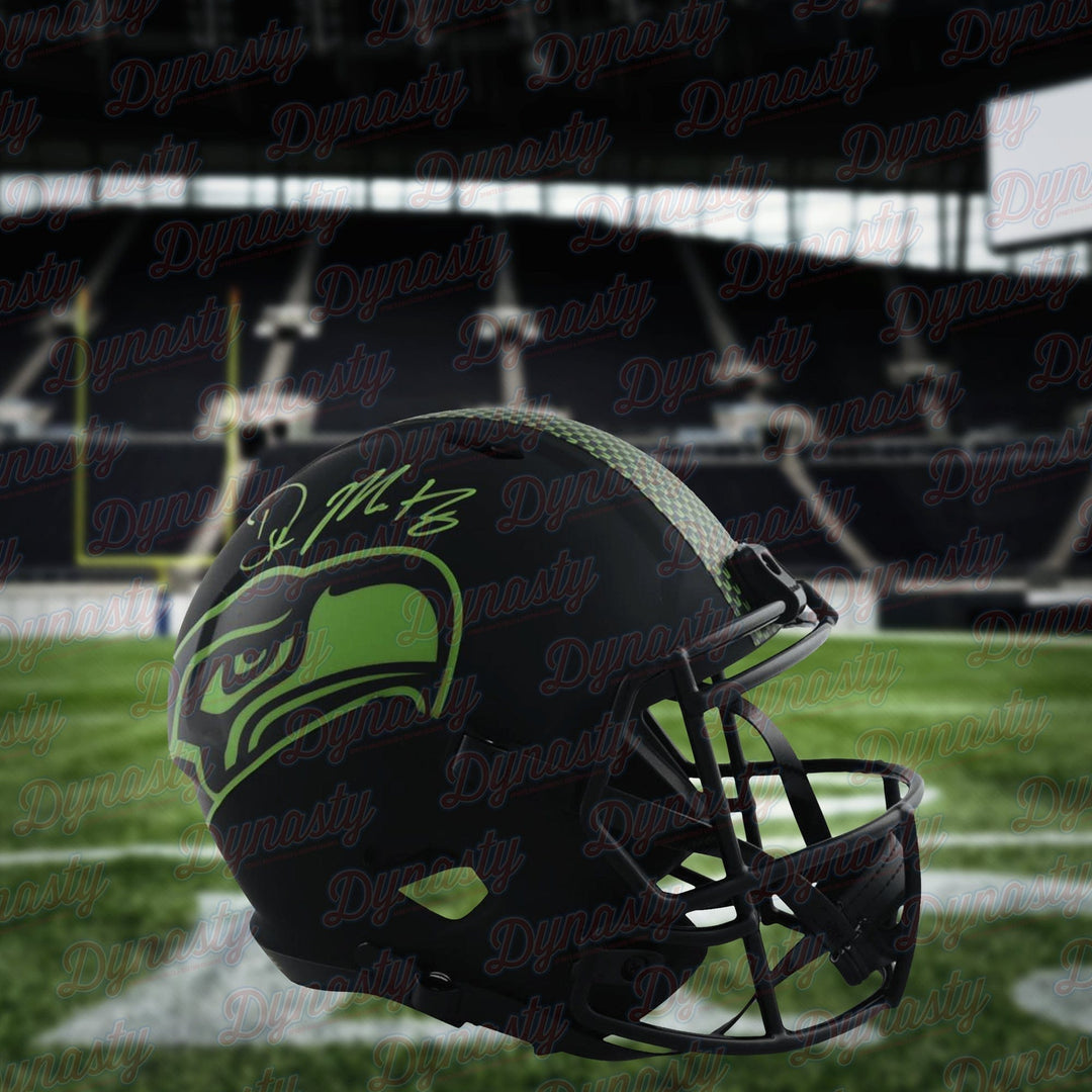 Dynasty Sports & Framing Autographed Helmets DK Metcalf Autographed Seattle Seahawks Eclipse Speed Full-Size Football Helmet