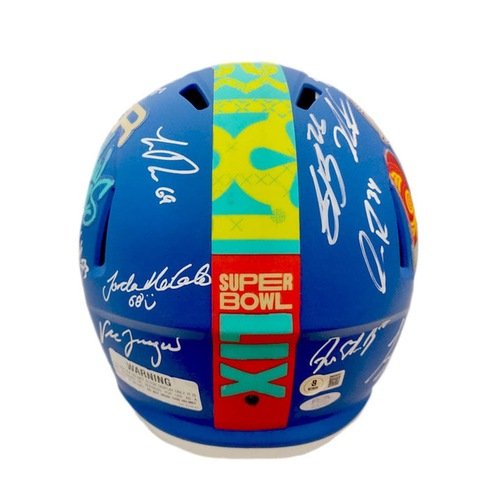 Dynasty Sports & Framing Autographed Helmets Philadelphia Eagles Team-Signed Super Bowl LIX Champions Helmet - 24 Signatures