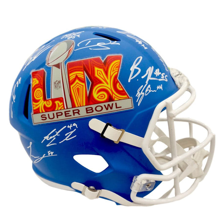 Dynasty Sports & Framing Autographed Helmets Philadelphia Eagles Team-Signed Super Bowl LIX Champions Helmet - 24 Signatures