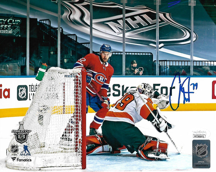 Dynasty Sports & Framing Autographed Hockey Photos 8x10 Photo Carter Hart First Career Playoff Shutout Philadelphia Flyers Autographed Hockey Photo
