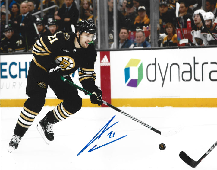 Dynasty Sports & Framing Autographed Hockey Photos James Van Riemsdyk Skating Action Autographed Boston Bruins 11" x 14" Hockey Photo