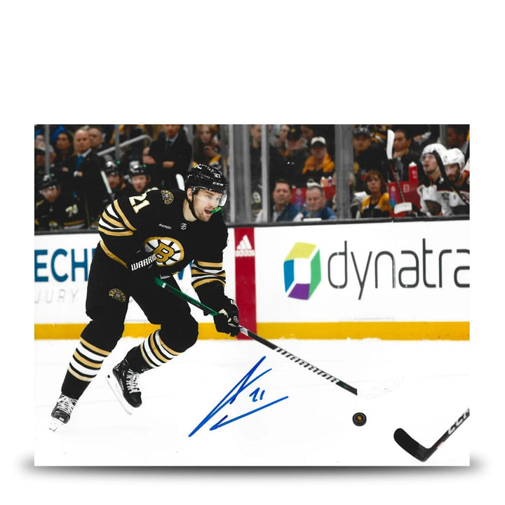 Dynasty Sports & Framing Autographed Hockey Photos James Van Riemsdyk Skating Action Autographed Boston Bruins 11" x 14" Hockey Photo