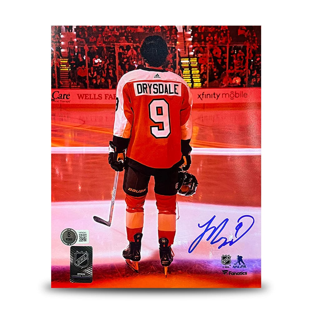 Dynasty Sports & Framing Autographed Hockey Photos Jamie Drysdale Orange Spotlight Philadelphia Flyers Autographed 11" x 14" Hockey Photo