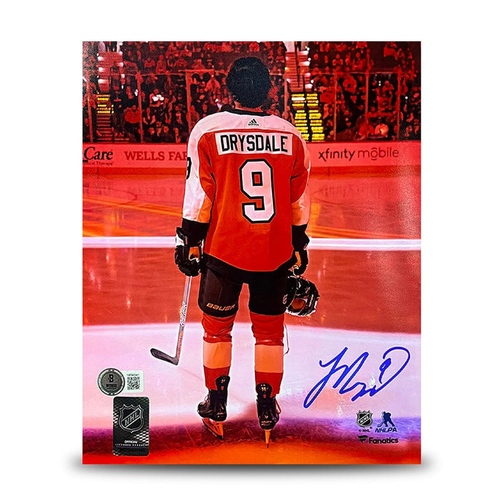 Dynasty Sports & Framing Autographed Hockey Photos Jamie Drysdale Orange Spotlight Philadelphia Flyers Autographed 11" x 14" Hockey Photo