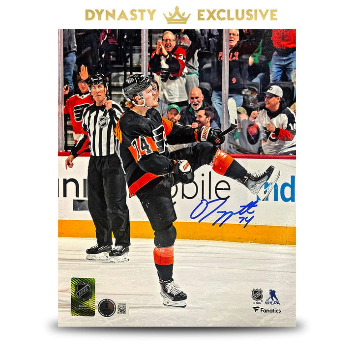 Dynasty Sports & Framing Autographed Hockey Photos Owen Tippett Goal Celebration Philadelphia Flyers Autographed 16" x 20" Hockey Photo