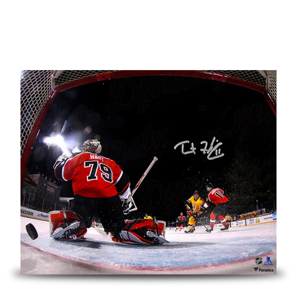 Dynasty Sports & Framing Autographed Hockey Photos Trent Frederic First NHL Goal Boston Bruins Autographed 11" x 14" Hockey Photo