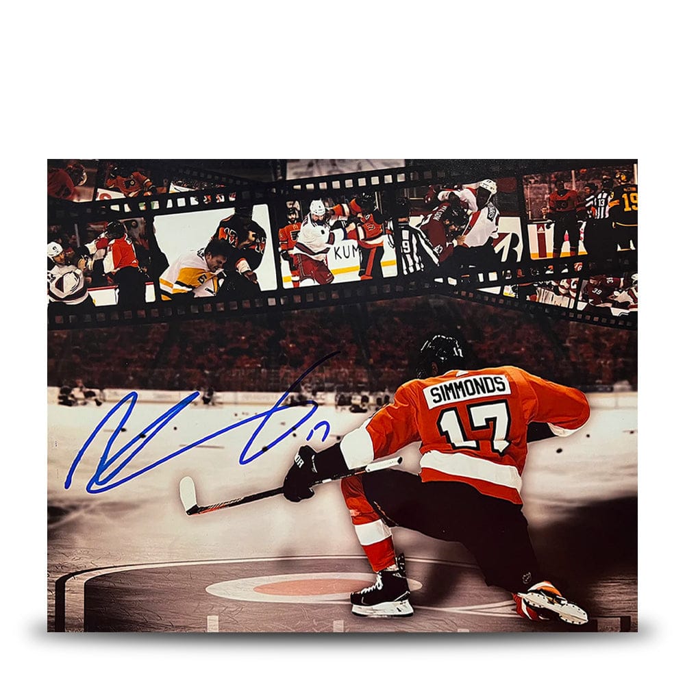 Dynasty Sports & Framing Autographed Hockey Photos Wayne Simmonds Philadelphia Flyers Autographed 11" x 14" Collage Hockey Photo