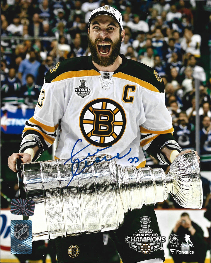 Dynasty Sports & Framing Autographed Hockey Photos Zdeno Chara 2011 Stanley Cup Boston Bruins Autographed 8" x 10" Hockey Photo