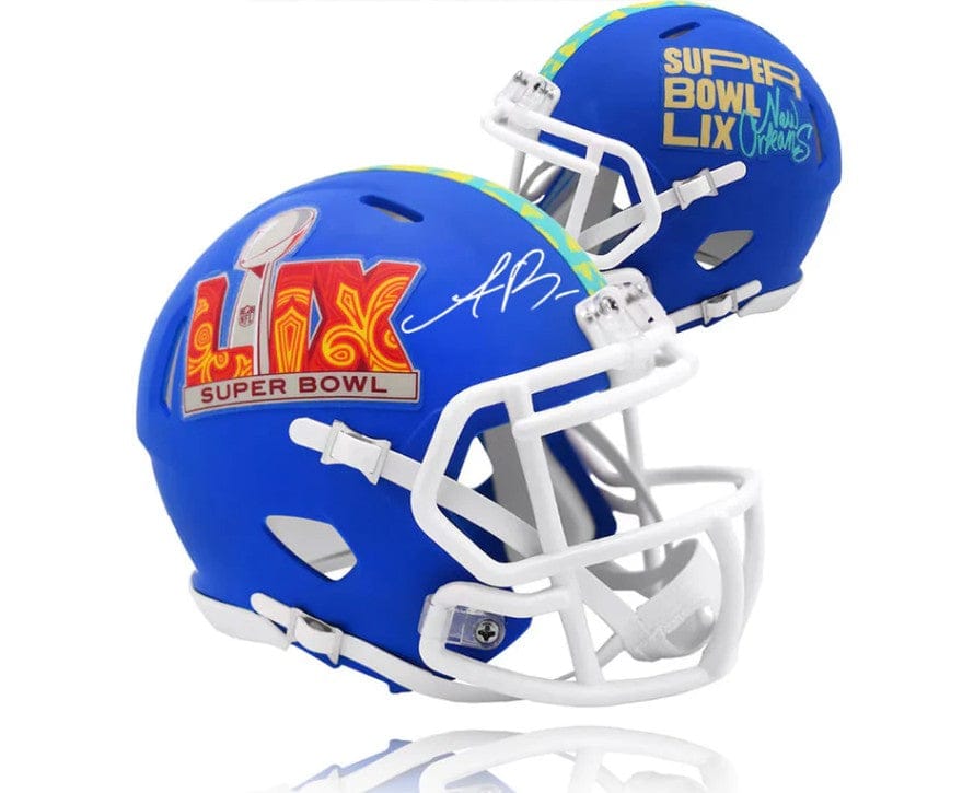 Dynasty Sports & Framing Autographed Mini-Helmets AJ Brown Philadelphia Eagles Autographed Super Bowl LIX Football Mini-Helmet