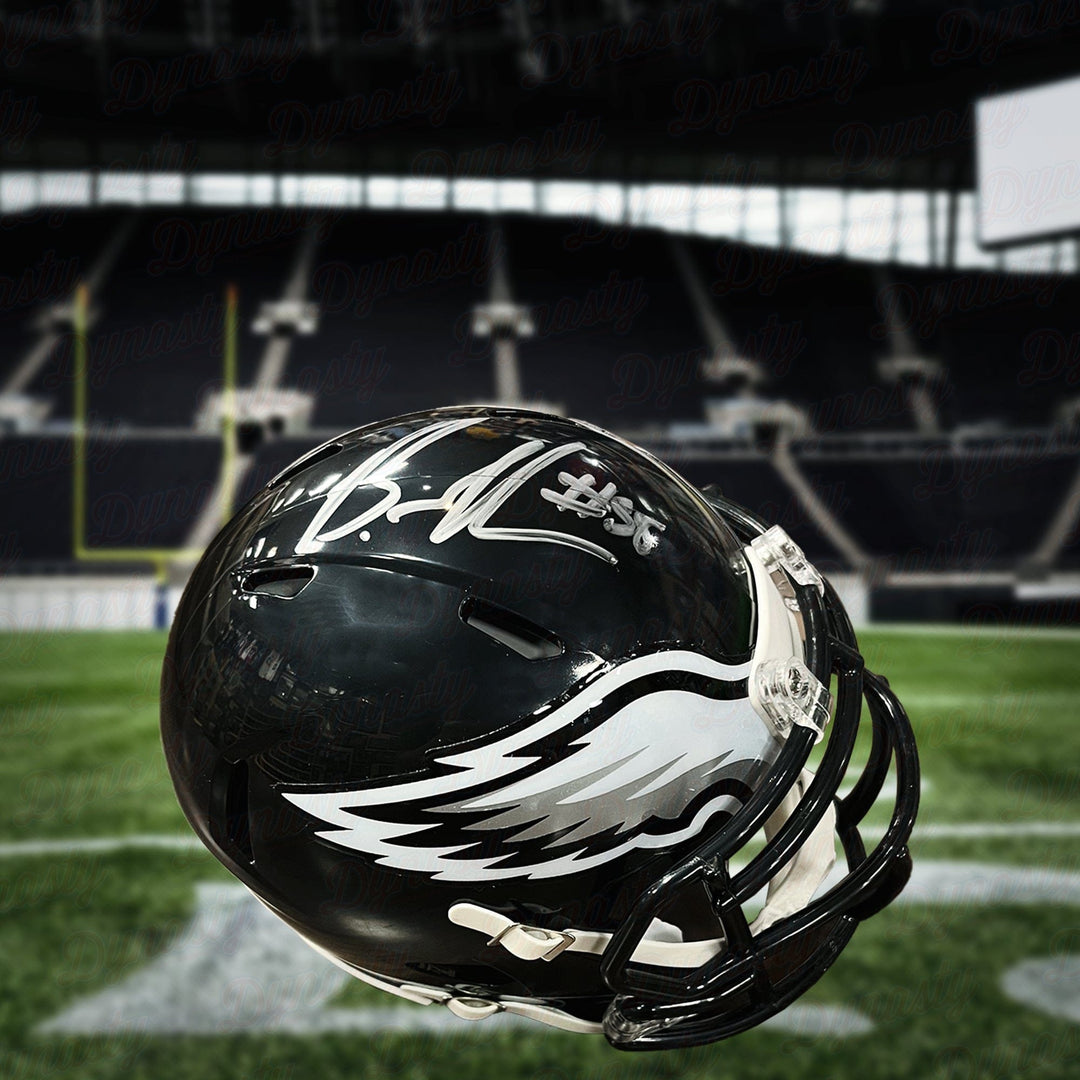 Dynasty Sports & Framing Autographed Mini-Helmets Brandon Graham Philadelphia Eagles Autographed Alternate Black Speed Mini-Helmet