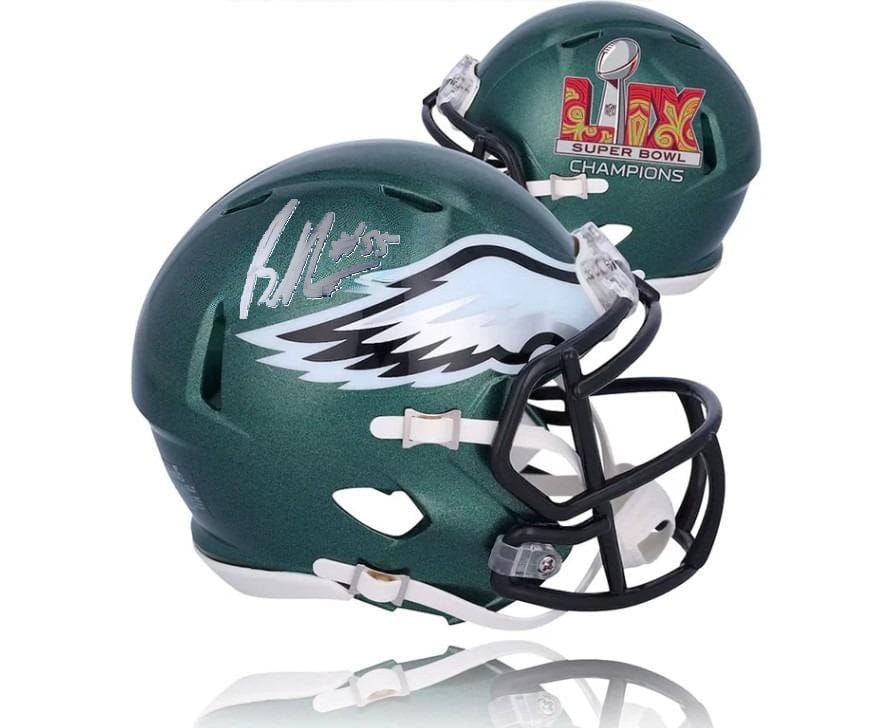 Dynasty Sports & Framing Autographed Mini-Helmets Brandon Graham Philadelphia Eagles Autographed Super Bowl LIX Champions Mini-Helmet