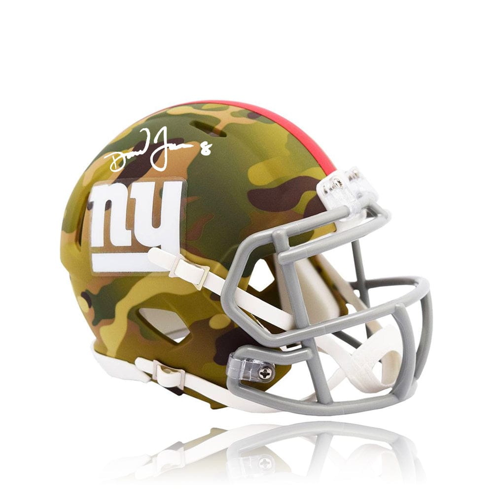 Dynasty Sports & Framing Autographed Mini-Helmets Daniel Jones New York Giants Autographed Football Camo Speed Mini-Helmet