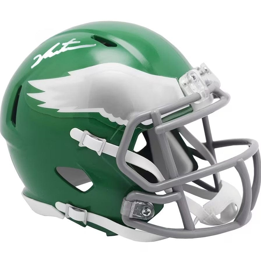 Dynasty Sports & Framing Autographed Mini-Helmets Jalen Carter Philadelphia Eagles Autographed Alternate Kelly Green Mini-Helmet
