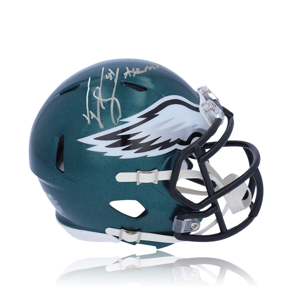 Dynasty Sports & Framing Autographed Mini-Helmets Jeremiah Trotter, Sr. Philadelphia Eagles Autographed Football Mini-Helmet Inscribed Axeman