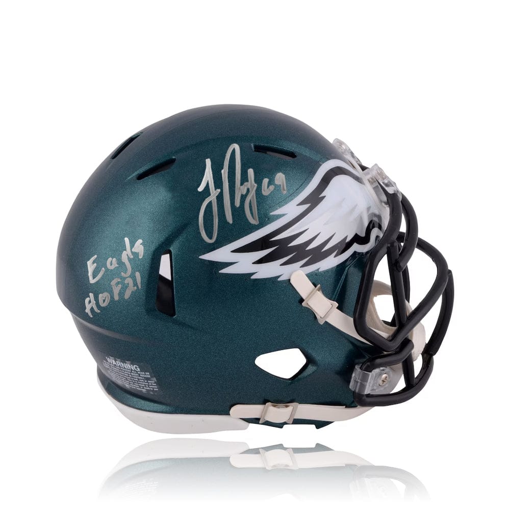Dynasty Sports & Framing Autographed Mini-Helmets Jon Runyan Philadelphia Eagles Autographed Mini-Helmet Inscribed Eagles Hall of Fame
