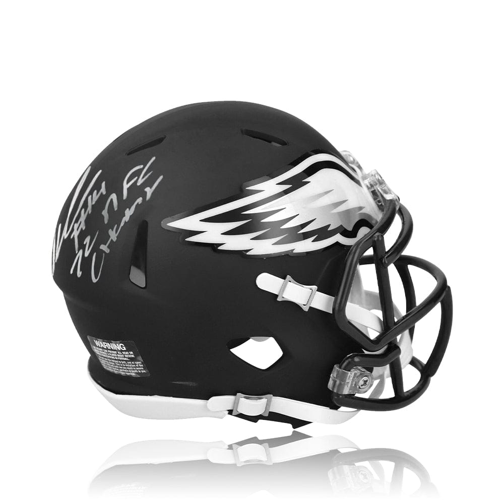 Dynasty Sports & Framing Autographed Mini-Helmets Kenneth Gainwell Philadelphia Eagles Autographed Black Speed Mini-Helmet with 22 NFC Champs Inscription