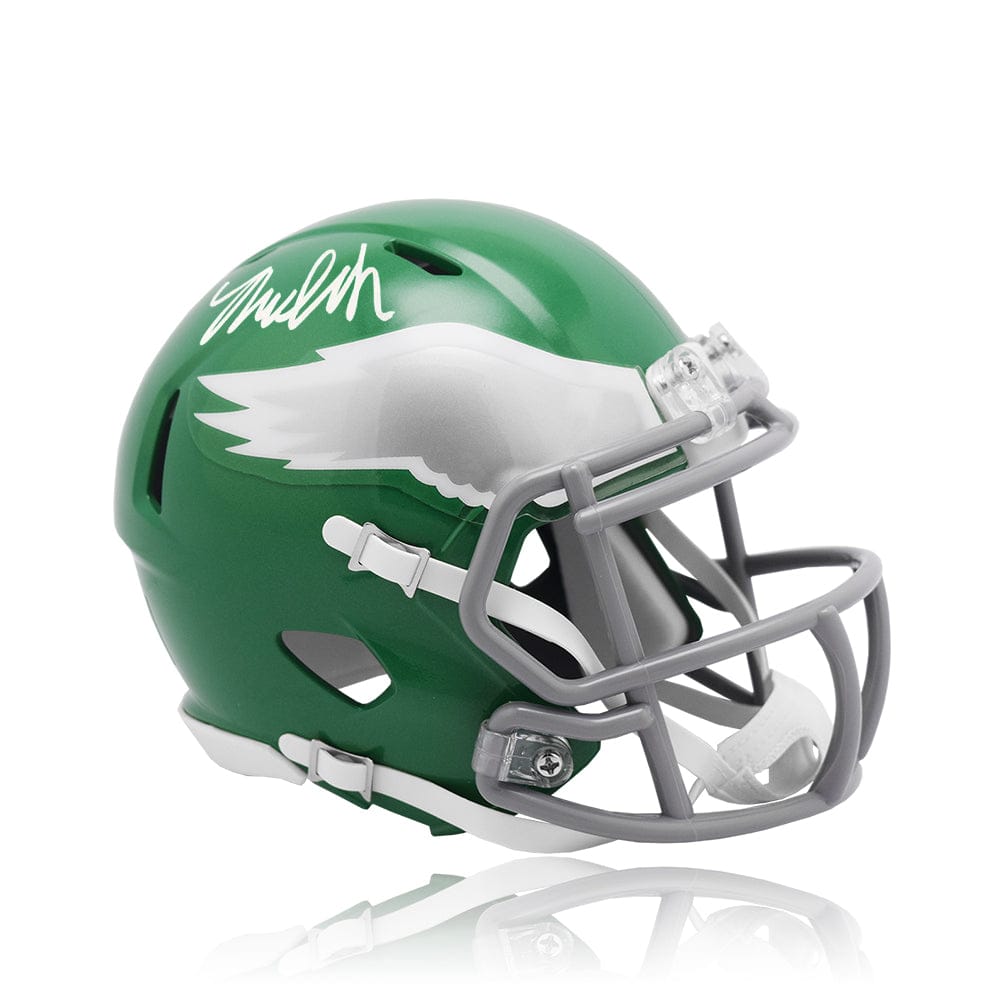 Dynasty Sports & Framing Autographed Mini-Helmets Nolan Smith Philadelphia Eagles Autographed 2023 Kelly Green Throwback Alternate Mini-Helmet
