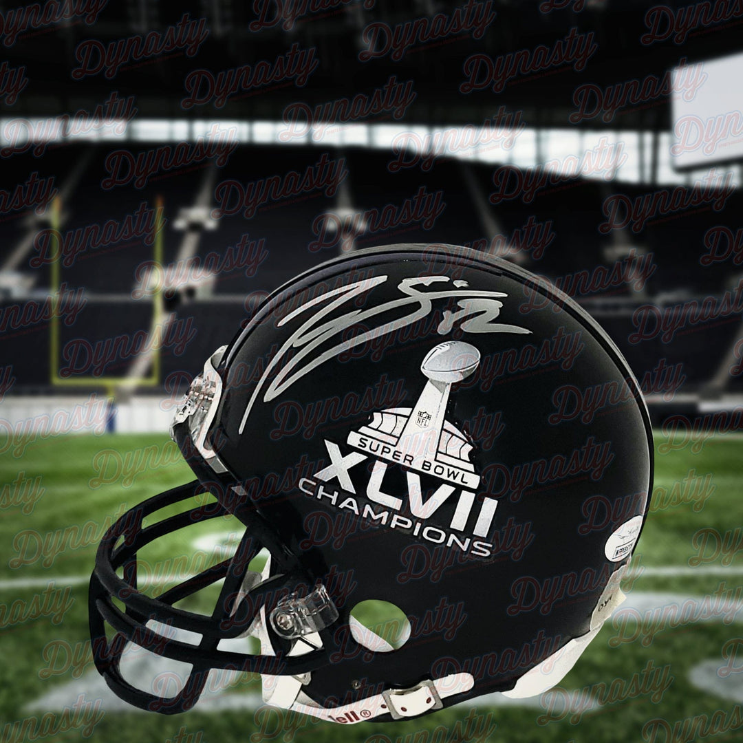 Dynasty Sports & Framing Autographed Mini-Helmets Torrey Smith Baltimore Ravens Autographed Super Bowl XLVII Mini-Helmet