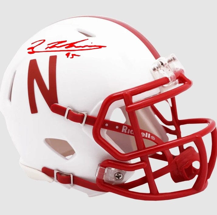 Dynasty Sports & Framing Autographed Mini-Helmets Ty Robinson Nebraska Cornhuskers Autographed NCAA College Football Mini-Helmet