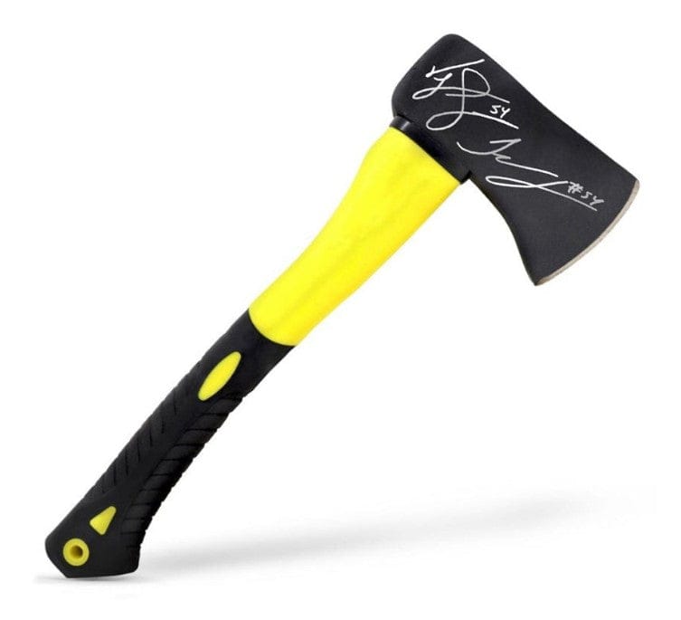 Dynasty Sports & Framing Autographed Miscellaneous Items Jeremiah Trotter, Sr. & Jeremiah Trotter, Jr. Philadelphia Eagles Dual-Autographed Axe