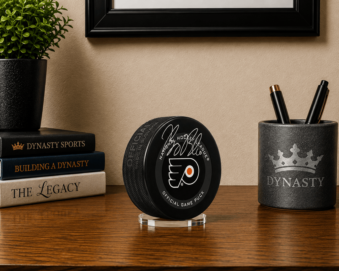 Dynasty Sports & Framing Autographed Pucks Bobby Brink Autographed Philadelphia Flyers 2021 Hockey Game Model Puck