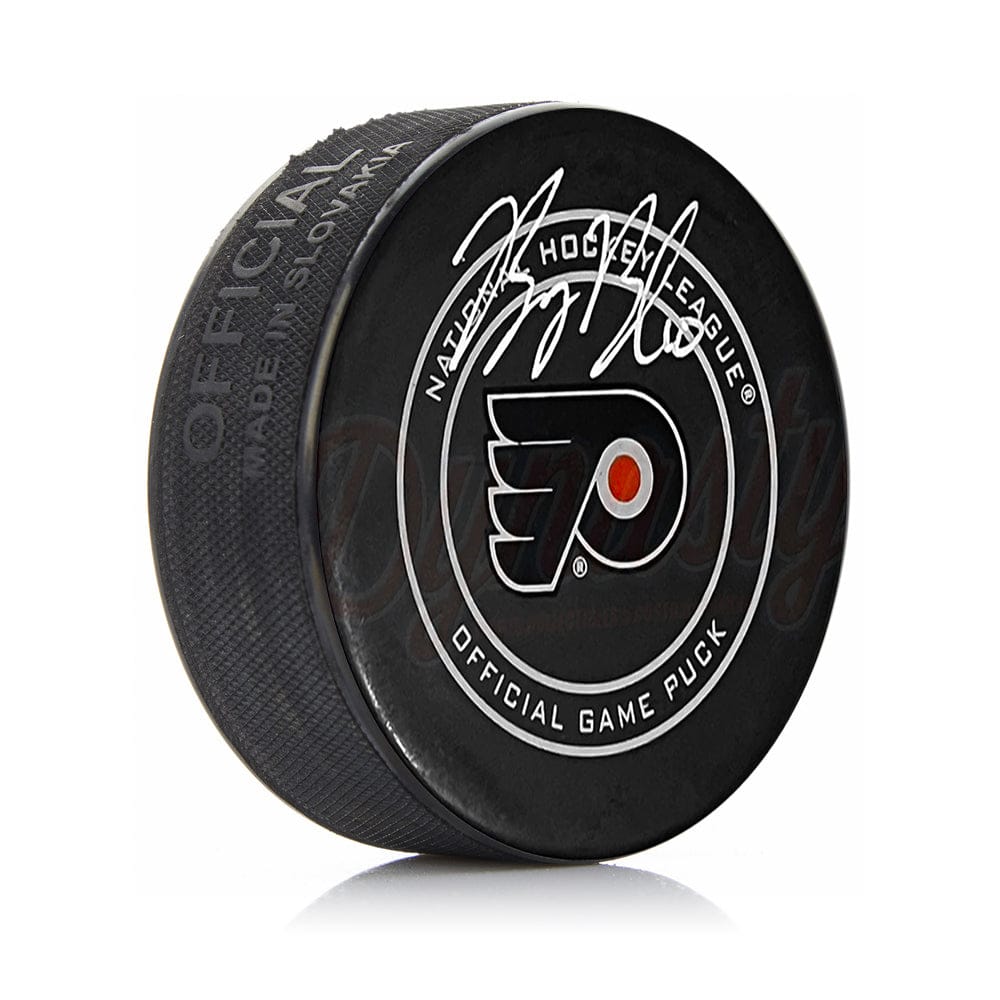 Dynasty Sports & Framing Autographed Pucks Bobby Brink Autographed Philadelphia Flyers Hockey Game Model Puck