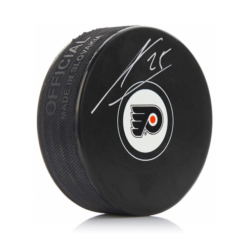 Dynasty Sports & Framing Autographed Pucks James Van Riemsdyk Autographed Philadelphia Flyers Hockey Logo Puck