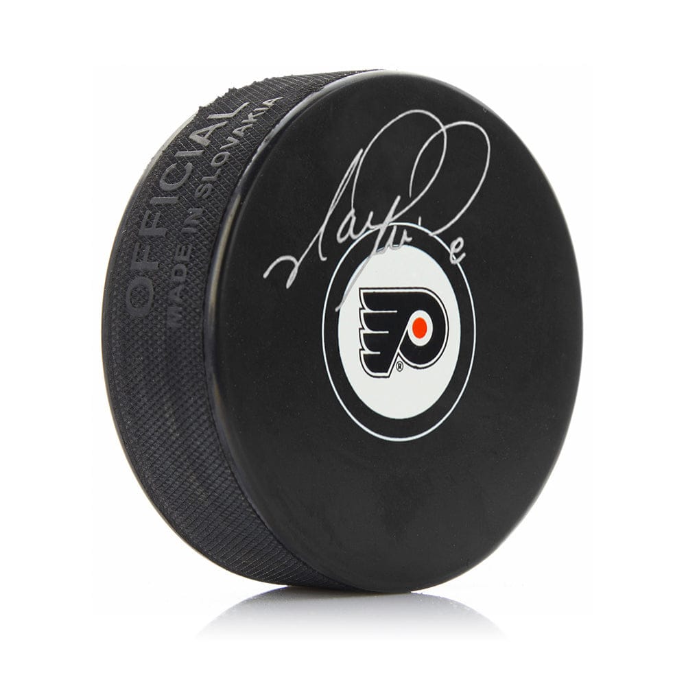 Dynasty Sports & Framing Autographed Pucks Mark Recchi Philadelphia Flyers Autographed Hockey Logo Puck