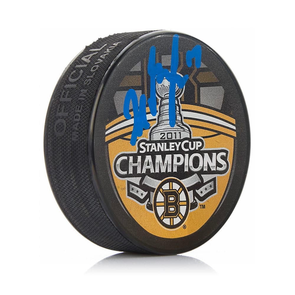 Dynasty Sports & Framing Autographed Pucks Milan Lucic 2011 Stanley Cup Champions Boston Bruins Autographed Hockey Puck
