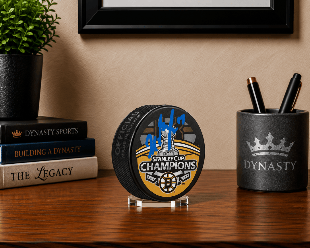 Dynasty Sports & Framing Autographed Pucks Milan Lucic 2011 Stanley Cup Champions Boston Bruins Autographed Hockey Puck