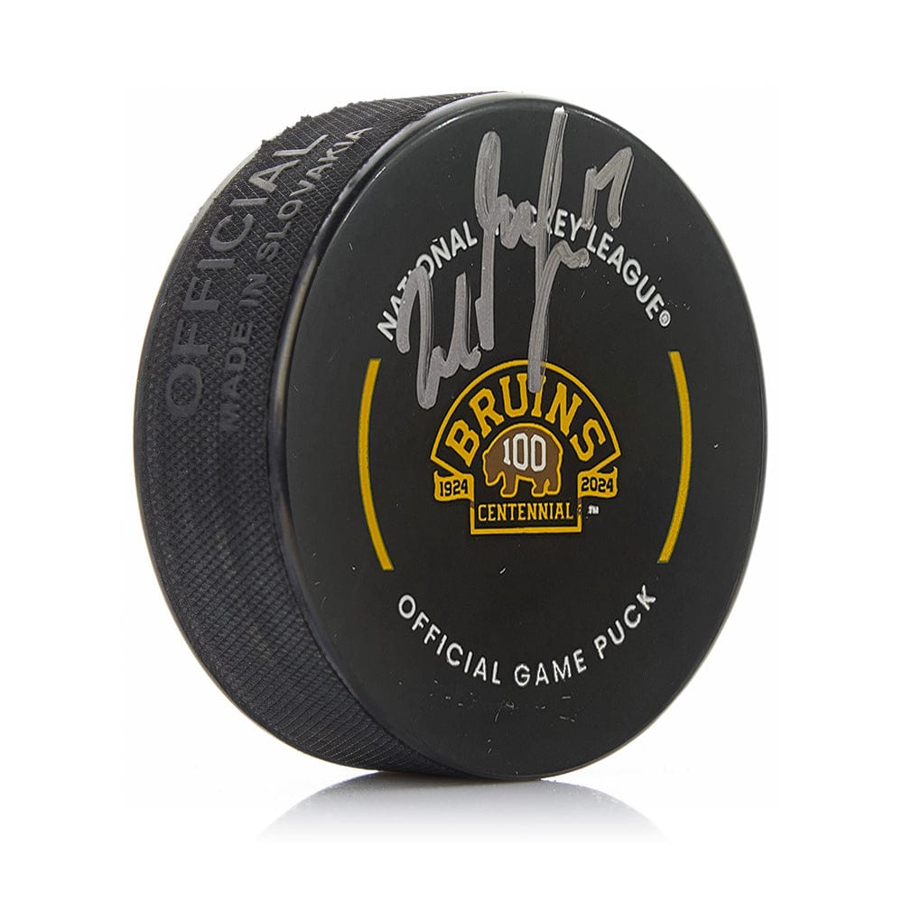 Dynasty Sports & Framing Autographed Pucks Milan Lucic Boston Bruins Autographed 100th Anniversary Hockey Game Puck