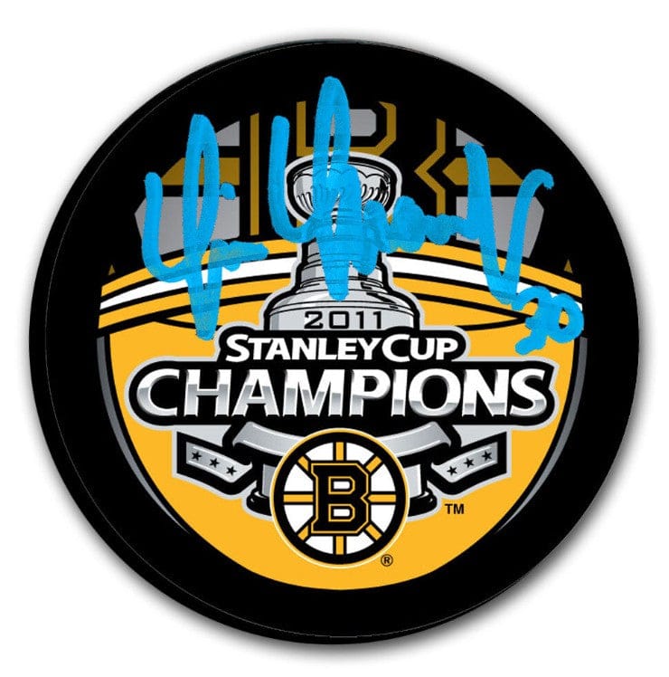 Dynasty Sports & Framing Autographed Pucks Tim Thomas Boston Bruins Autographed 2011 Stanley Cup Champions Puck