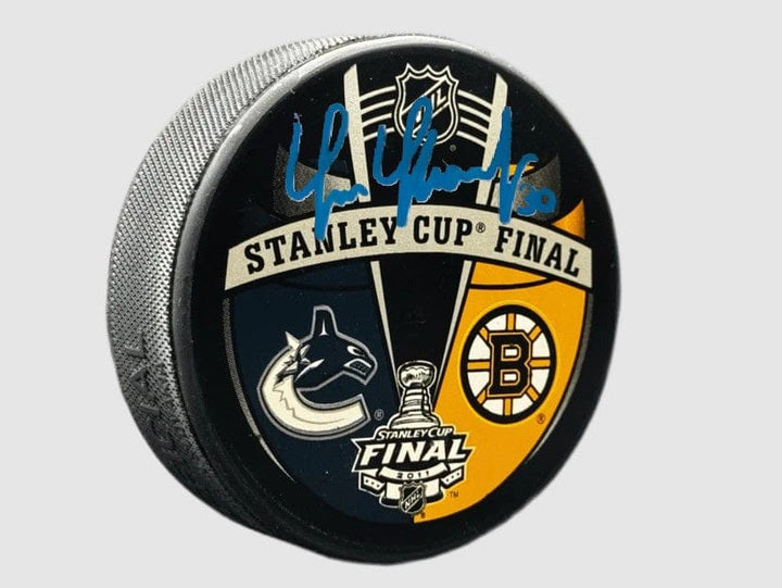 Dynasty Sports & Framing Autographed Pucks Tim Thomas Boston Bruins Autographed 2011 Stanley Cup Finals Puck
