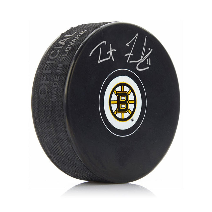 Dynasty Sports & Framing Autographed Pucks Trent Frederic Boston Bruins Autographed Hockey Puck