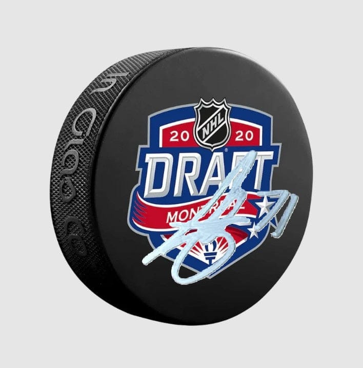 Dynasty Sports & Framing Autographed Pucks Tyson Foerster Autographed Philadelphia Flyers 2020 Draft Hockey Logo Puck