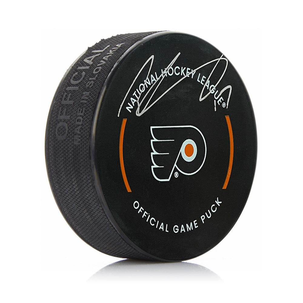 Dynasty Sports & Framing Autographed Pucks Wayne Simmonds Autographed Philadelphia Flyers Hockey Game Model Puck