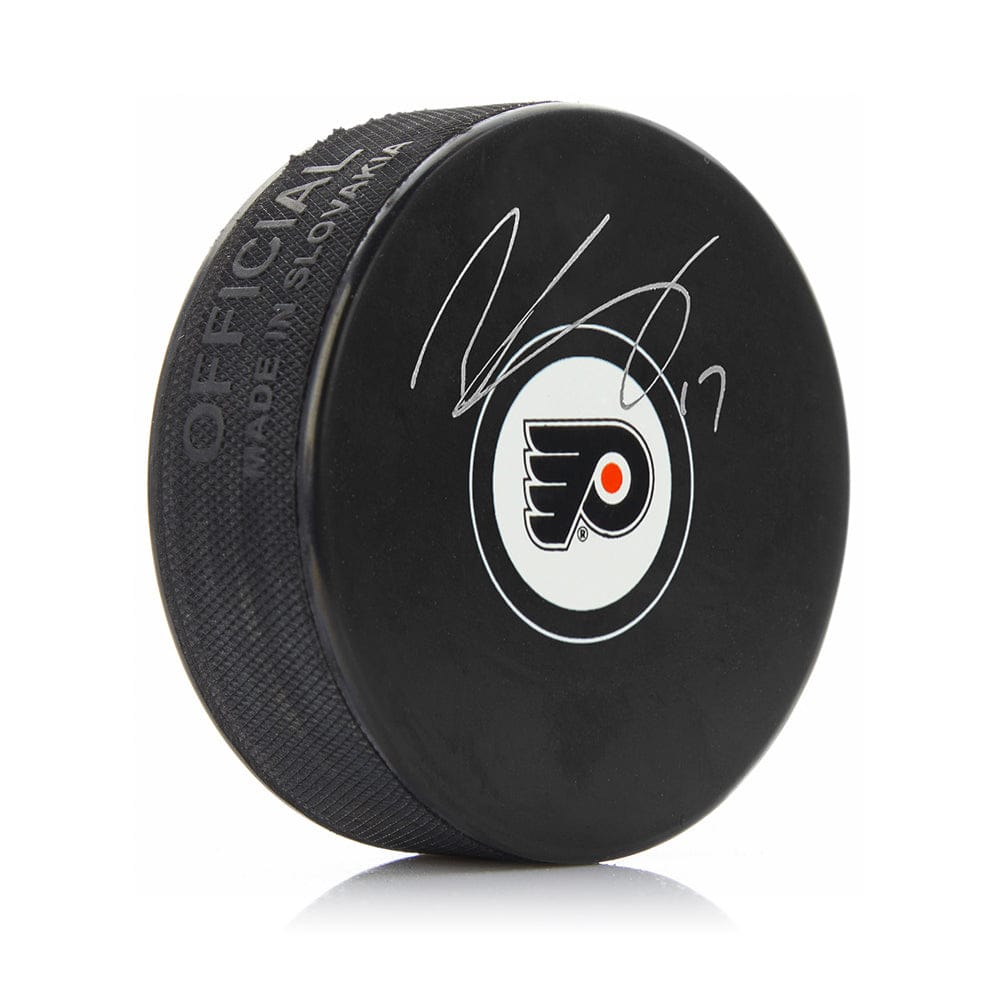Dynasty Sports & Framing Autographed Pucks Wayne Simmonds Autographed Philadelphia Flyers Hockey Logo Puck