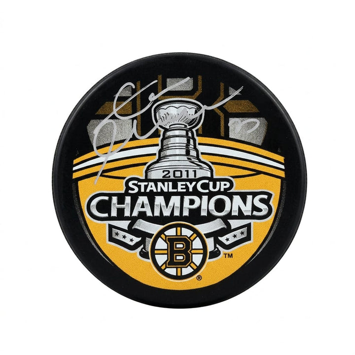 Dynasty Sports & Framing Autographed Pucks Zdeno Chara Boston Bruins Autographed 2011 Stanley Cup Champions Hockey Puck