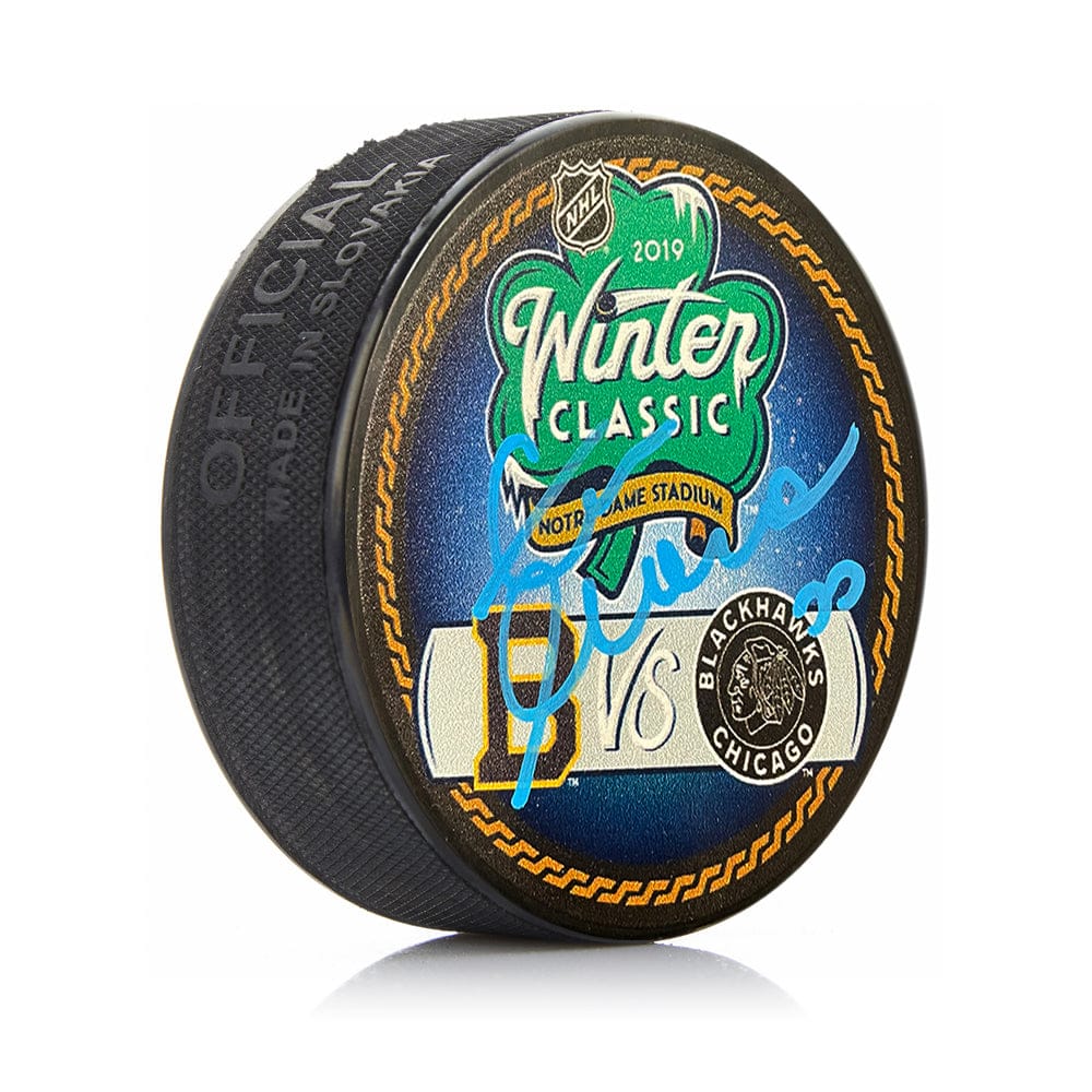 Dynasty Sports & Framing Autographed Pucks Zdeno Chara Boston Bruins Autographed 2019 Winter Classic Hockey Puck