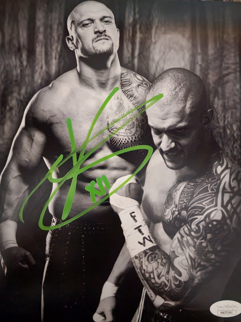 Dynasty Sports & Framing Autographed Wrestling Photos Green Signature Karrion Kross Autographed 8" x 10" WWE Wrestling Spotlight Photo