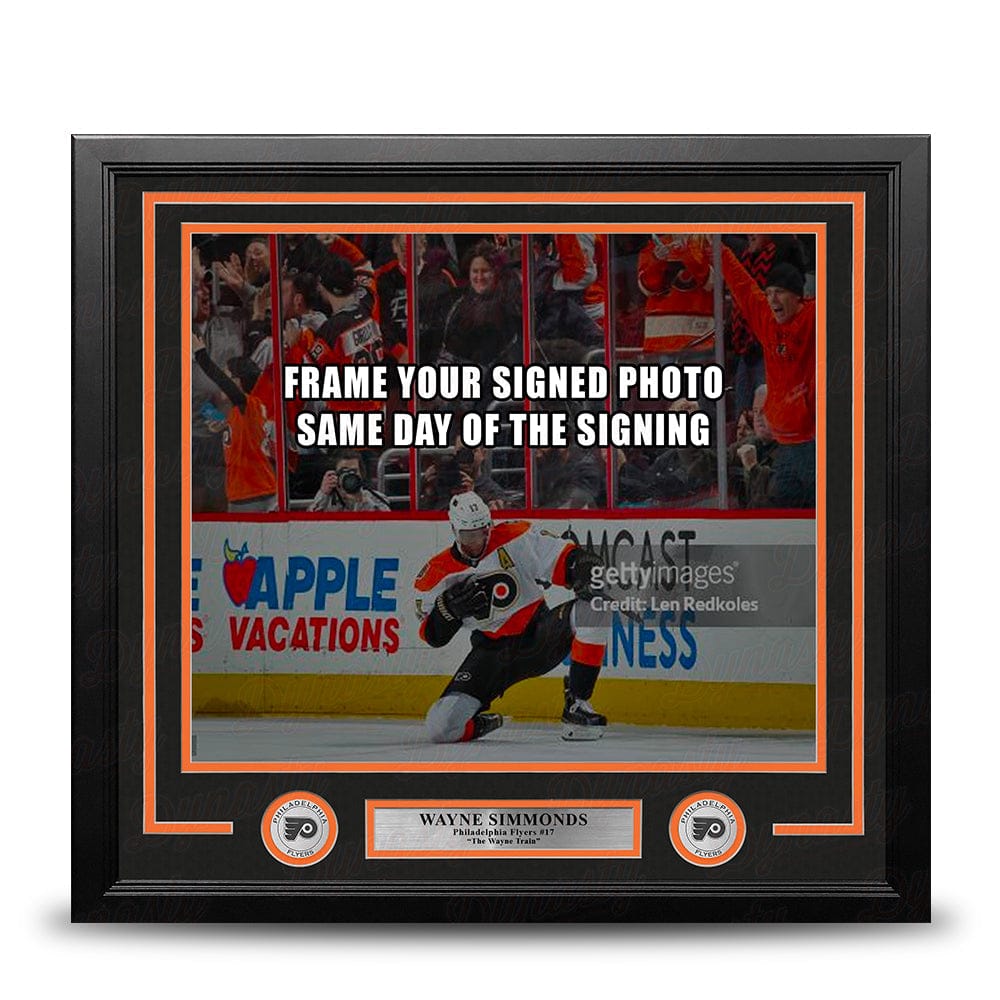 Dynasty Sports & Framing Custom Framing 11x14 Picture Frame Wayne Simmonds Philadelphia Flyers Photo Frame Kit