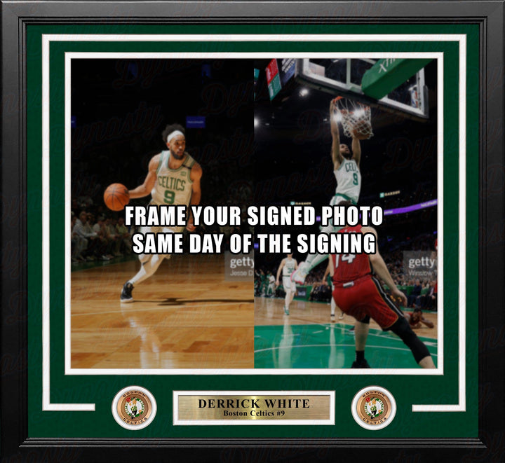 Dynasty Sports & Framing Custom Framing 16x20 Picture Frame Derrick White Boston Celtics Photo Frame Kit