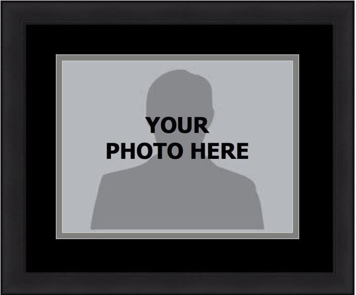 Dynasty Sports & Framing Custom Framing 8x10, Black Matting, Gray Trim / No / No MLB Baseball Photo Picture Frame Kit - Chicago White Sox (Black Matting, Gray Trim)