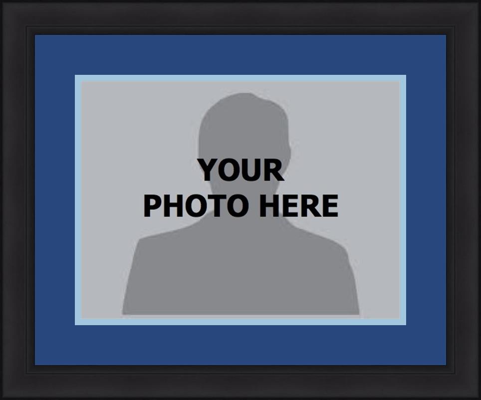 Dynasty Sports & Framing Custom Framing 8x10, Blue Matting, Light Blue Trim / No / No MLB Baseball Photo Picture Frame Kit - Kansas City Royals (Blue Matting, Light Blue Trim)